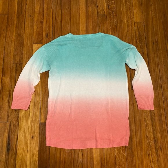 LAST CHANCE - Soho New York & Company Long Ombre Sweater S - Picture 4 of 6